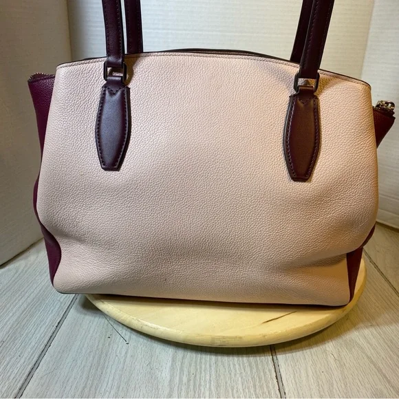 Kate Spade Colorblock New York Monet Triple Compartment Leather Handbag - Picture 3 of 16